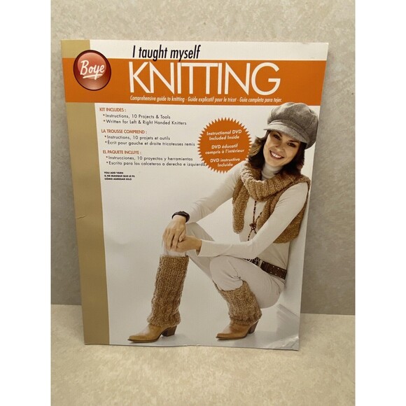 Boye Kits I Taught Myself Knitting with DVD - Picture 2 of 6